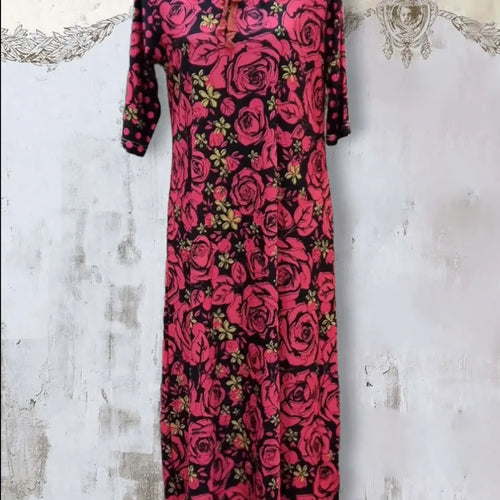 Ankle Length Dress with Sleeves - Let Love Clothing