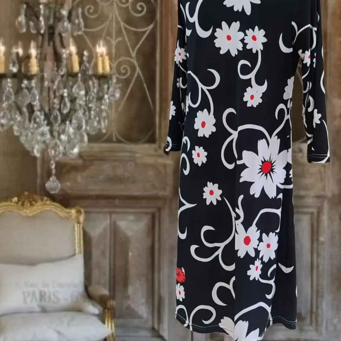 Dress Below the Knee, with Sleeves - Let Love Clothing