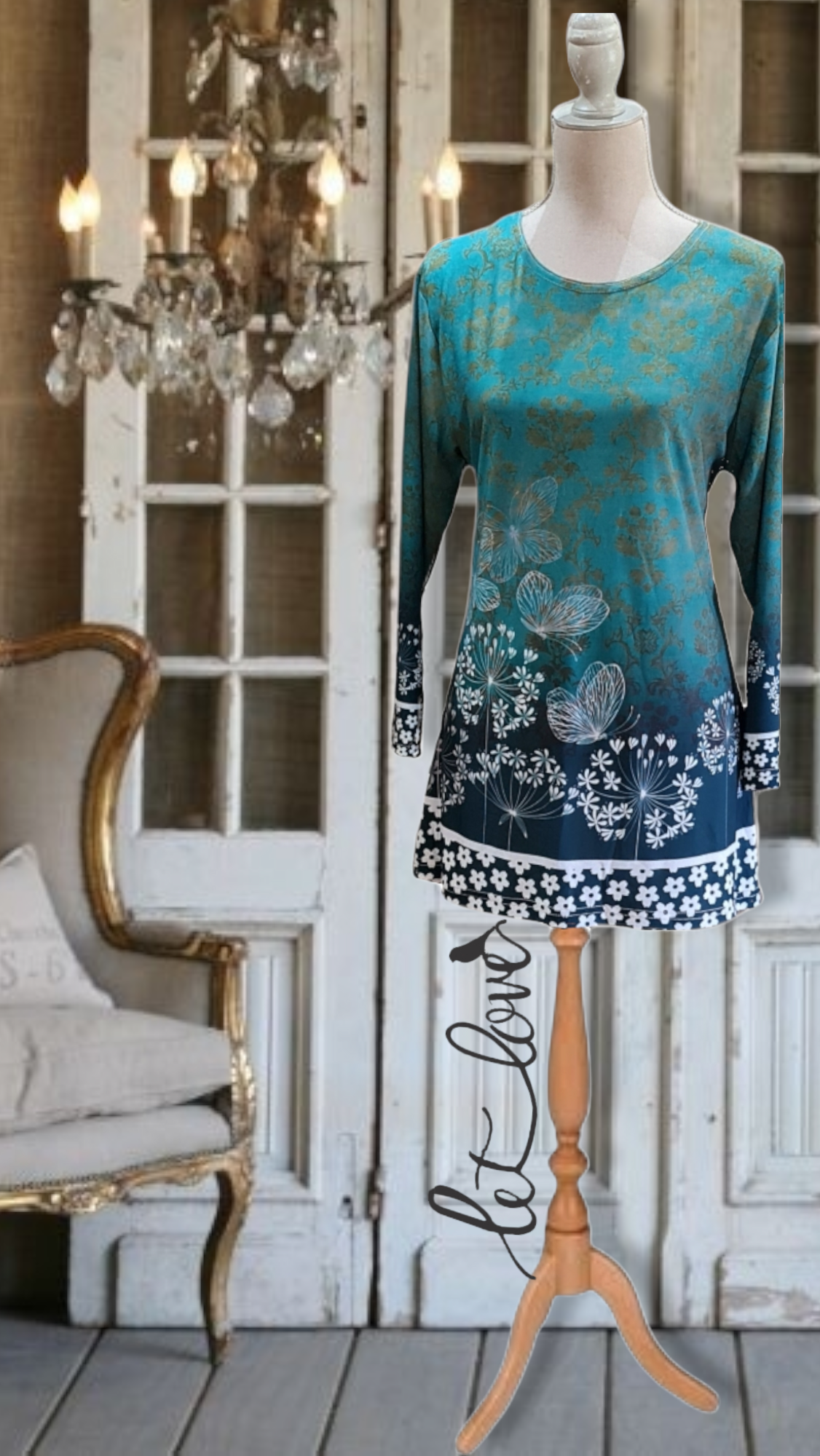 Top 75cm with Sleeves - Let Love Clothing