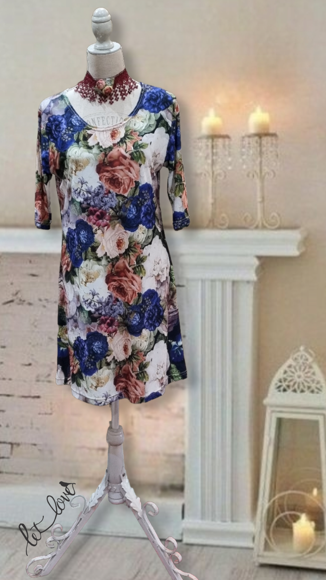 Dress with Sleeves - Let Love Clothing