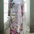 Ankle Length Dress with Sleeves - Let Love Clothing