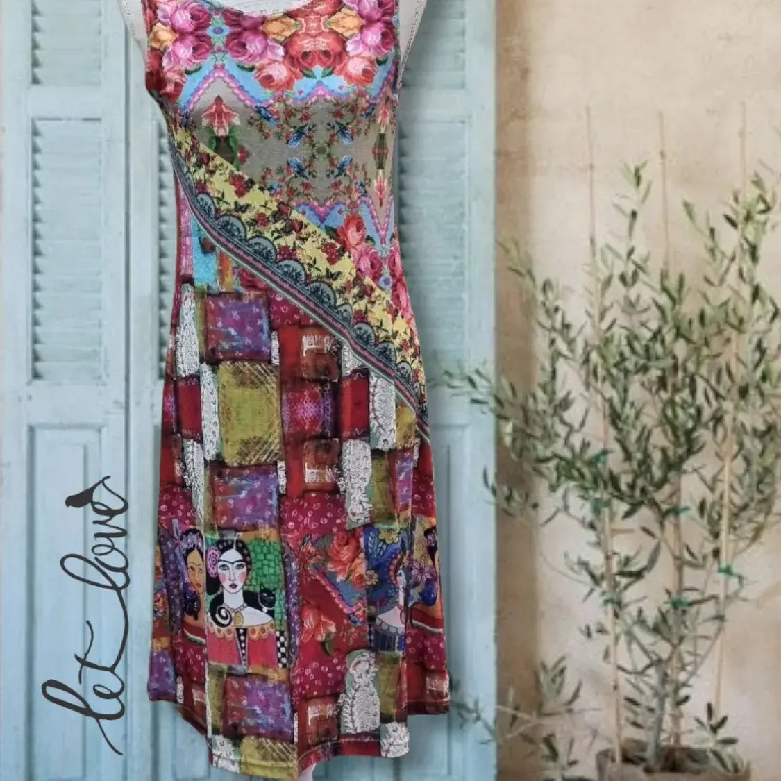 Knee Length Dress - Let Love Clothing