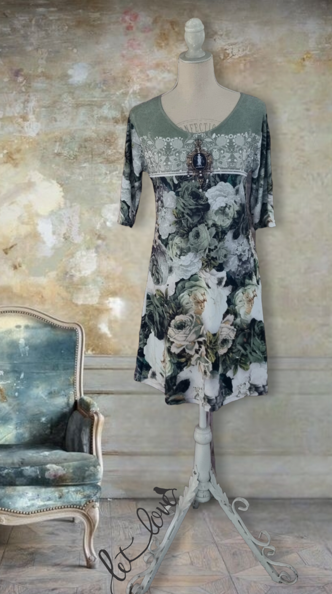 Dress with Sleeves - Let Love Clothing