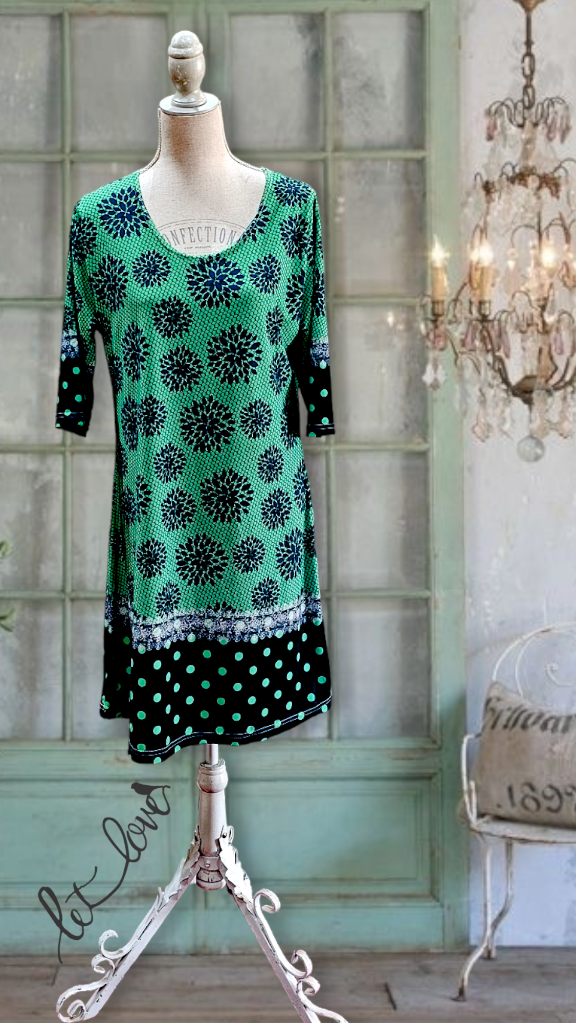 Dress with Sleeves - Let Love Clothing