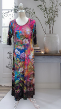 Ankle Length Dress with Sleeves - Let Love Clothing