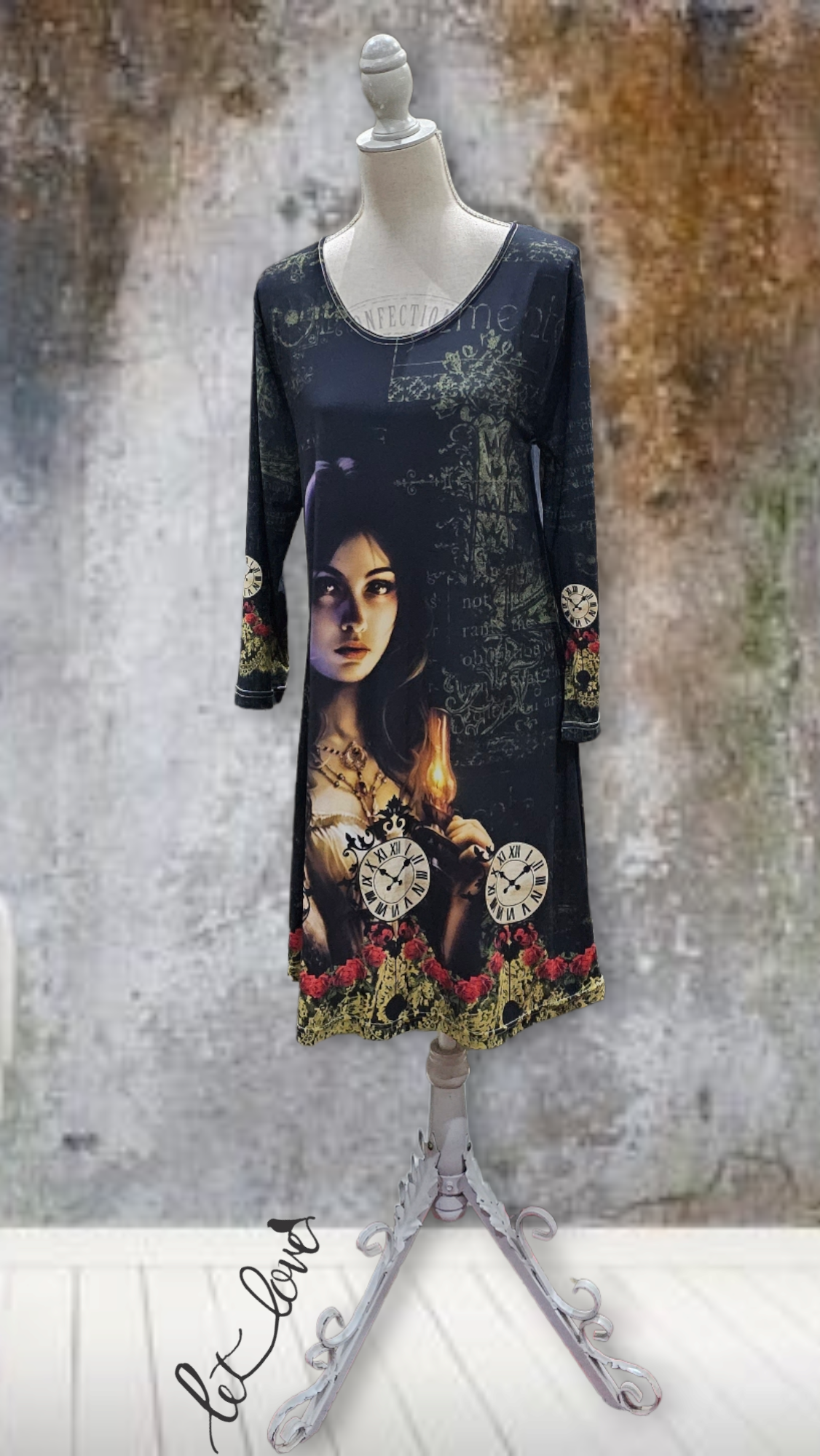 Dress with Sleeves - Let Love Clothing