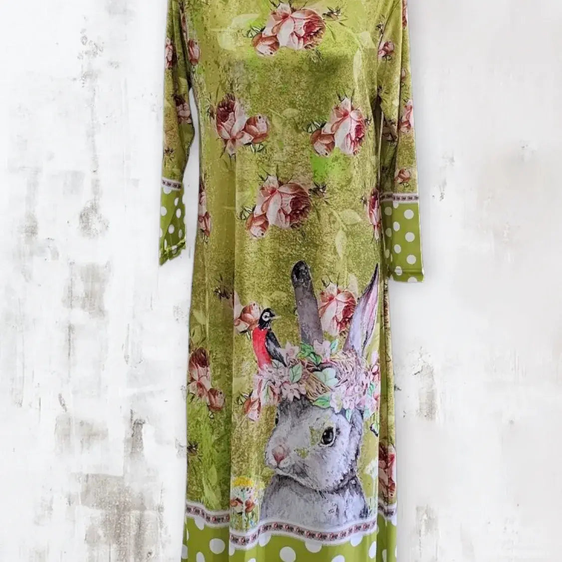 Ankle Length Dress with Sleeves - Let Love Clothing