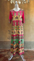 Ankle Length Dress with Sleeves - Let Love Clothing