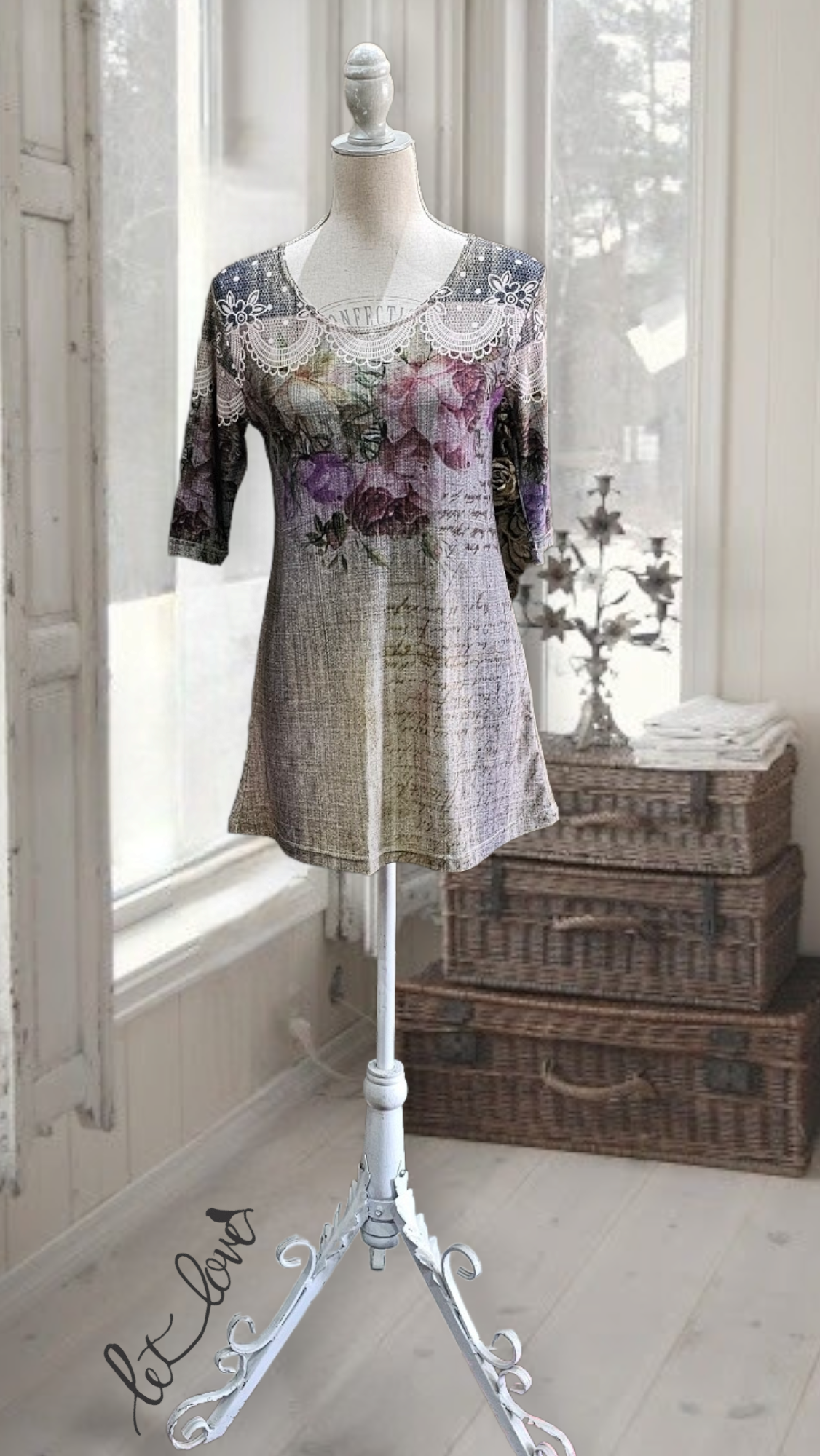 Top 75cm with Sleeves - Let Love Clothing