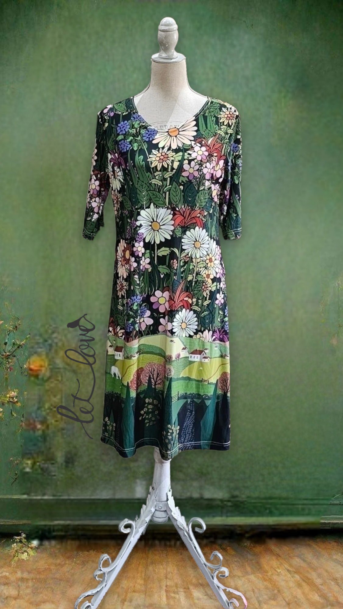 Dress with Sleeves - Let Love Clothing