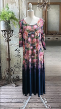 Ankle Length Dress with Sleeves - Let Love Clothing
