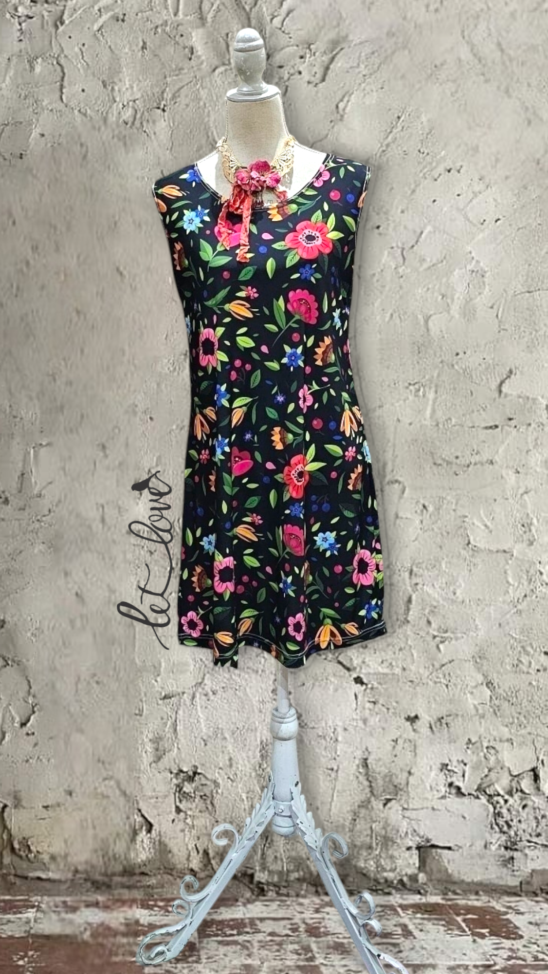 Sleeveless Dress - Let Love Clothing