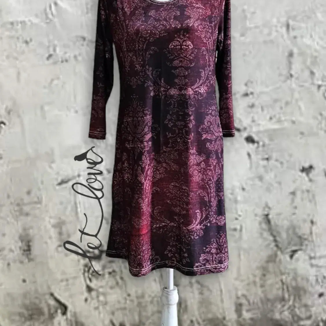 Dress with Sleeves - Let Love Clothing