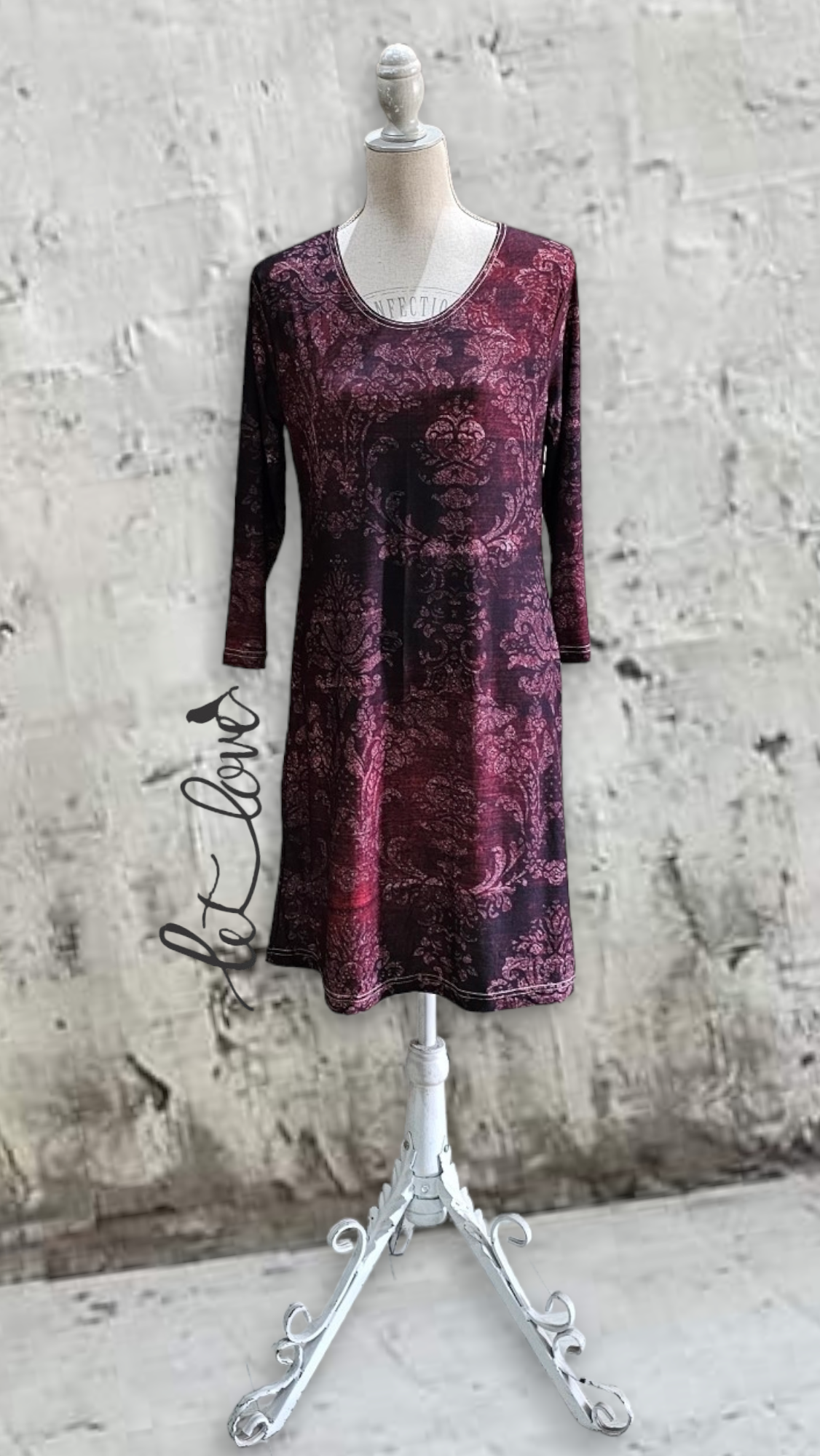 Dress with Sleeves - Let Love Clothing