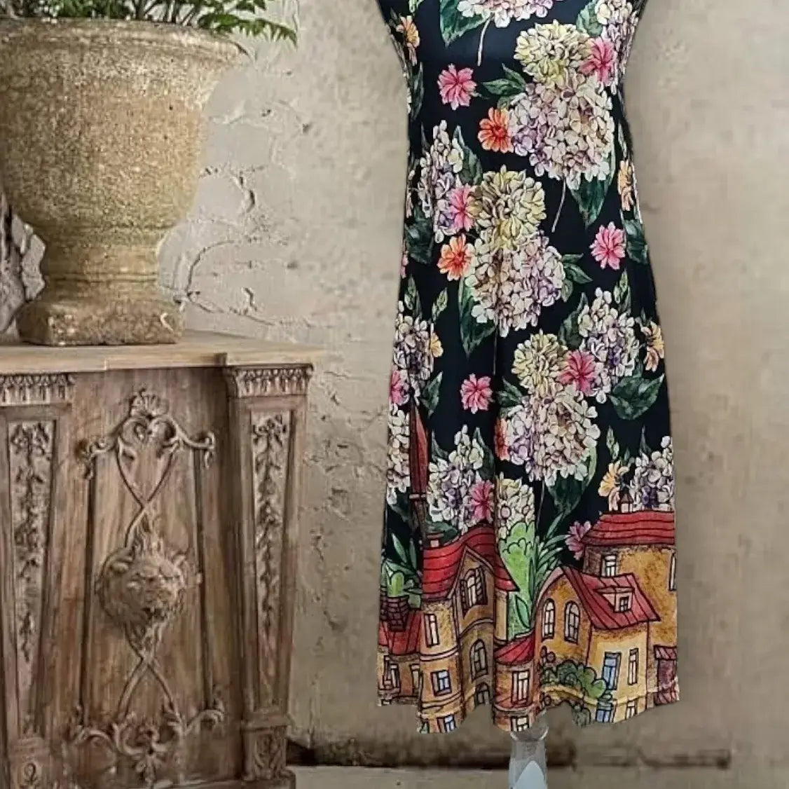 Knee Length Dress - Let Love Clothing