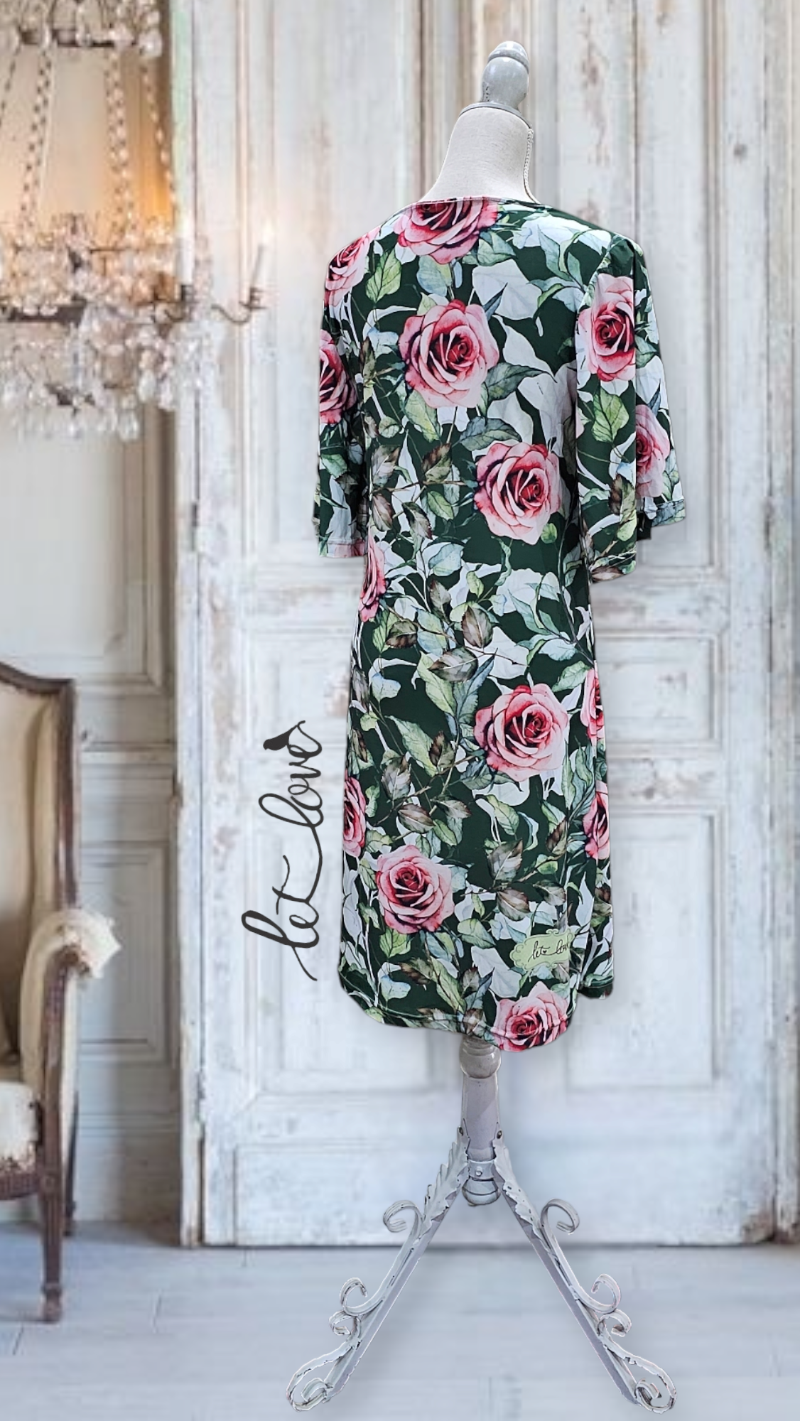 Dress with Sleeves - Let Love Clothing
