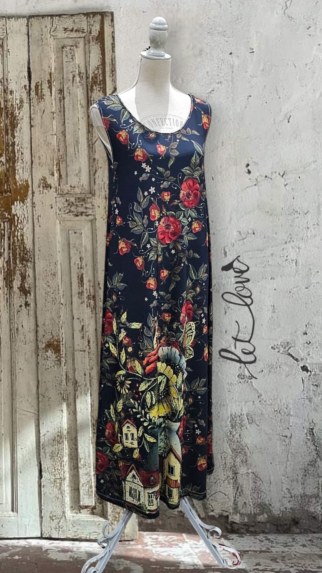 Ankle Length Dress - Let Love Clothing
