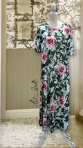 Ankle Length Dress with Sleeves - Let Love Clothing