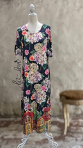 Ankle Length Dress with Sleeves - Let Love Clothing