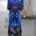 Ankle Length Dress with Sleeves - Let Love Clothing