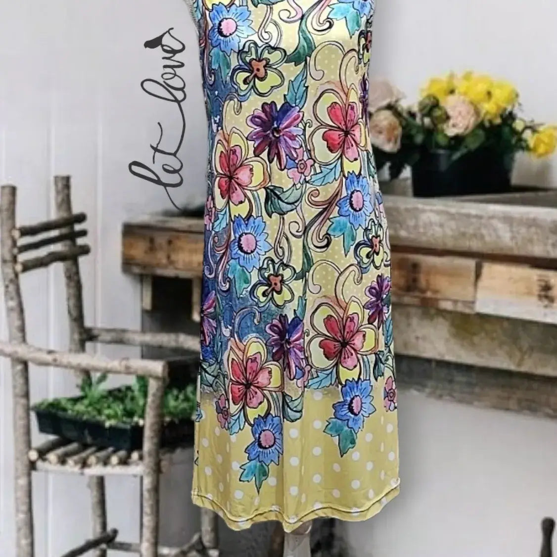 Knee Length Dress - Let Love Clothing