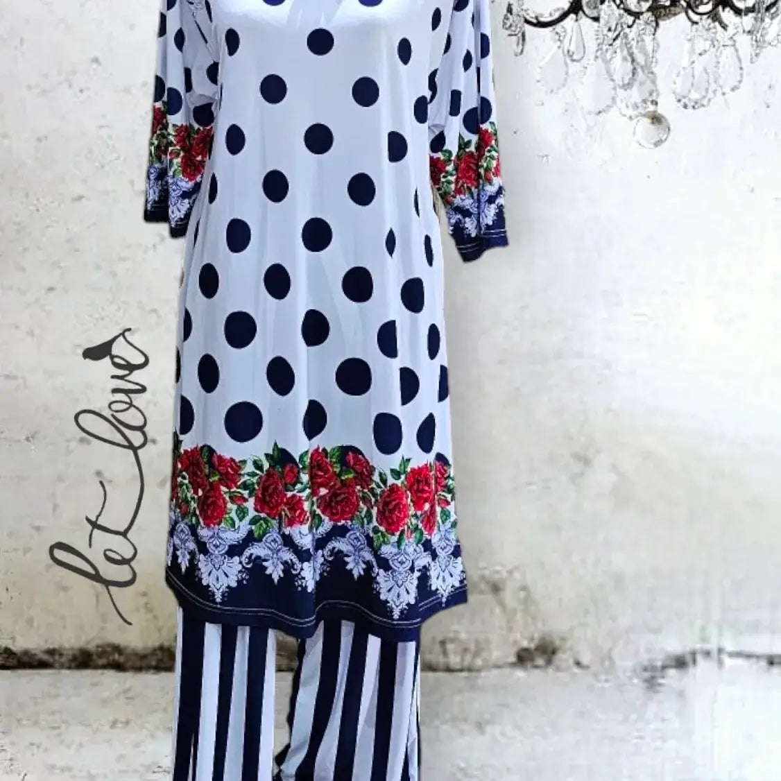 Dress with Sleeves - Let Love Clothing