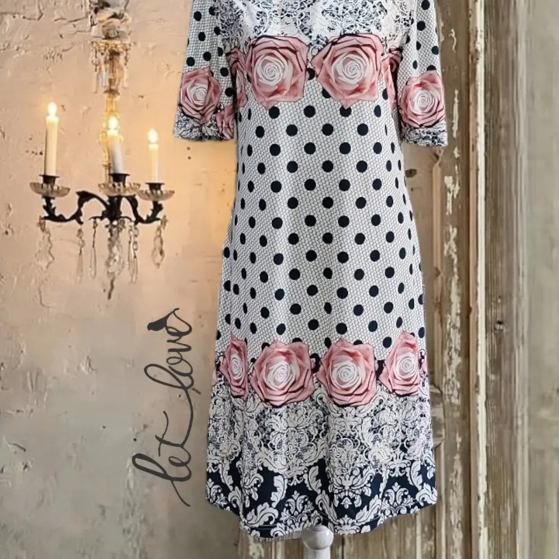 Dress with Sleeves - Let Love Clothing