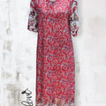 Ankle Length Dress with Sleeves - Let Love Clothing