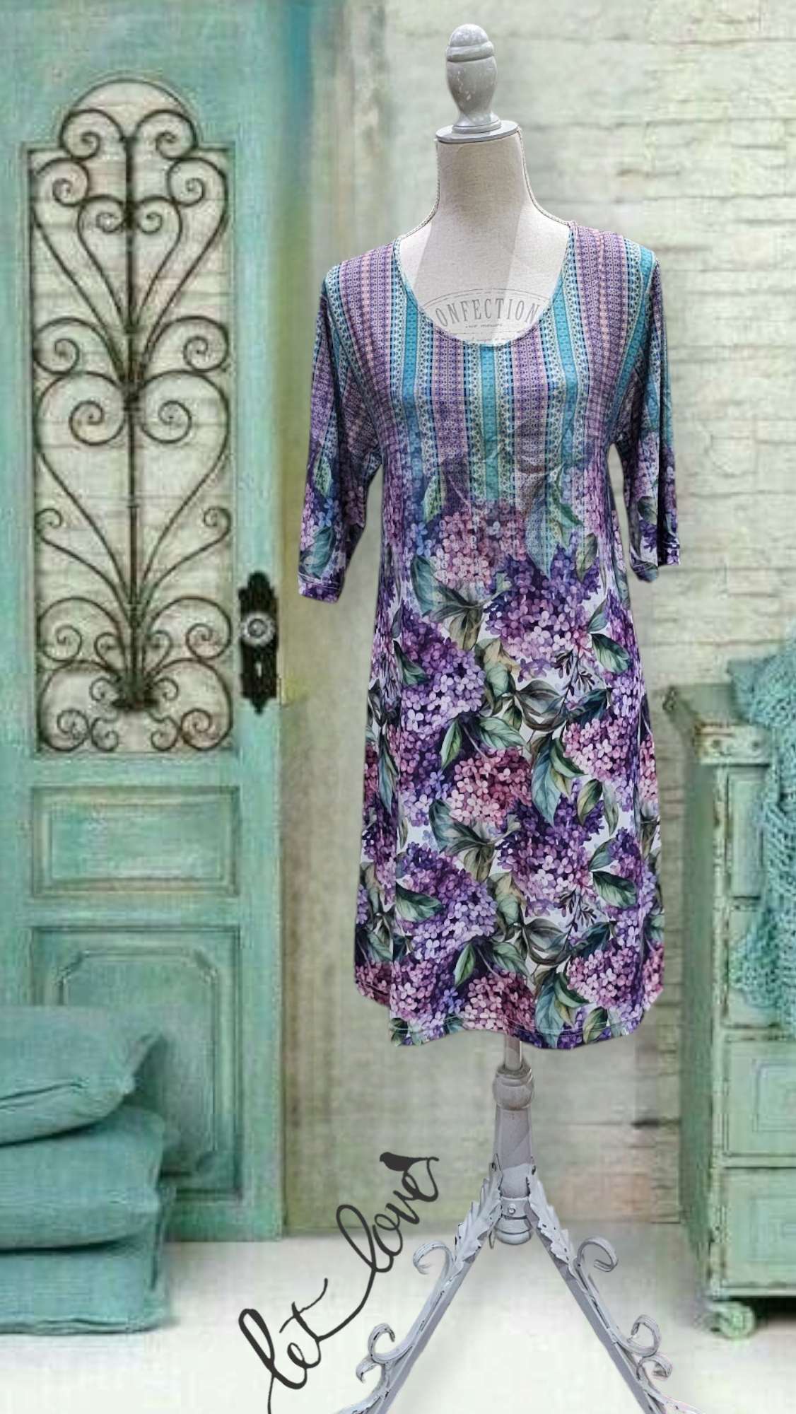 Dress with Sleeves - Let Love Clothing