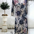 Ankle Length Dress with Sleeves - Let Love Clothing