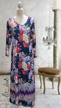 Ankle Length Dress with Sleeves - Let Love Clothing