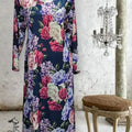 Ankle Length Dress with Sleeves - Let Love Clothing