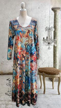 Ankle Length Dress with Sleeves - Let Love Clothing