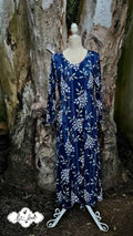 Ankle Length Dress with Sleeves - Let Love Clothing