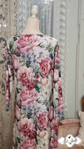 Ankle Length Dress with Sleeves - Let Love Clothing