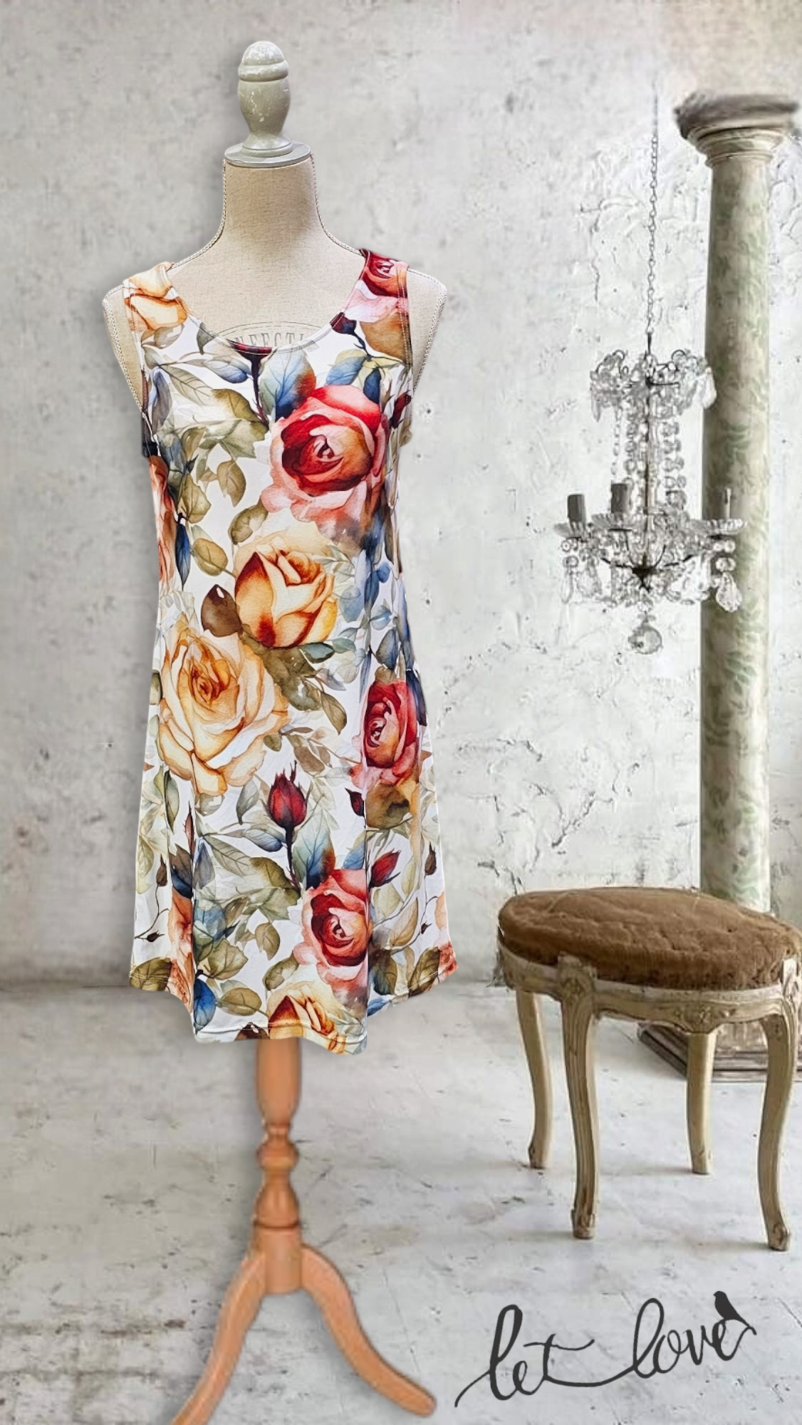 Sleeveless Dress - Let Love Clothing