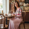 Ankle Length Dress with Sleeves - Let Love Clothing