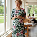 Dress Below the Knee, with Sleeves - Let Love Clothing