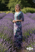 Ankle Length Dress with Sleeves
