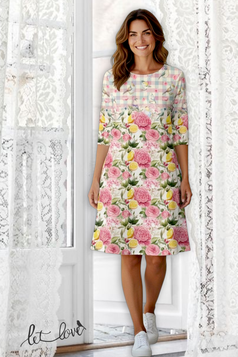 Dress with Sleeves - Let Love Clothing