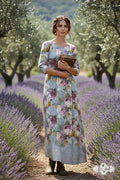 Ankle Length Dress with Sleeves - Let Love Clothing
