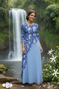 Ankle Length Dress with Sleeves - Let Love Clothing