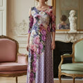 Ankle Length Dress with Sleeves - Let Love Clothing