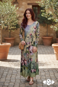 Ankle Length Dress with Sleeves - Let Love Clothing