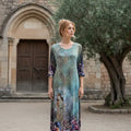 Ankle Length Dress with Sleeves - Let Love Clothing