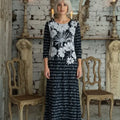 Ankle Length Dress with Sleeves - Let Love Clothing
