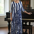 Ankle Length Dress with Sleeves - Let Love Clothing