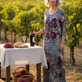Ankle Length Dress with Sleeves - Let Love Clothing