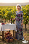 Ankle Length Dress with Sleeves - Let Love Clothing