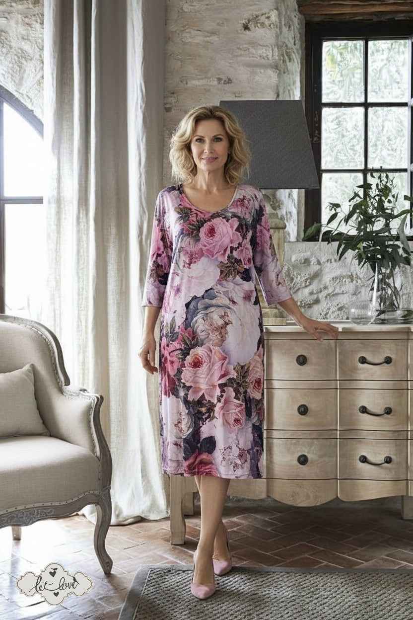Dress with Sleeves,Below the knee - Let Love Clothing